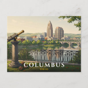 Carte Postale Voyage à Columbus Ohio