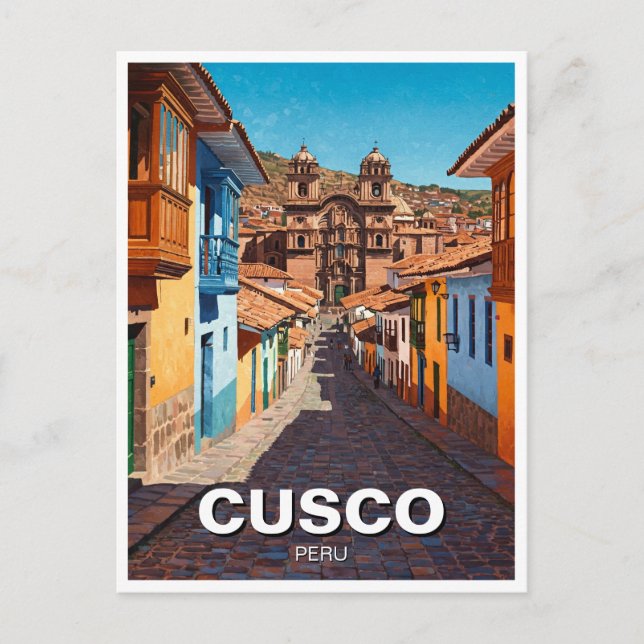 Carte Postale Voyage à Cusco Pérou (Devant)