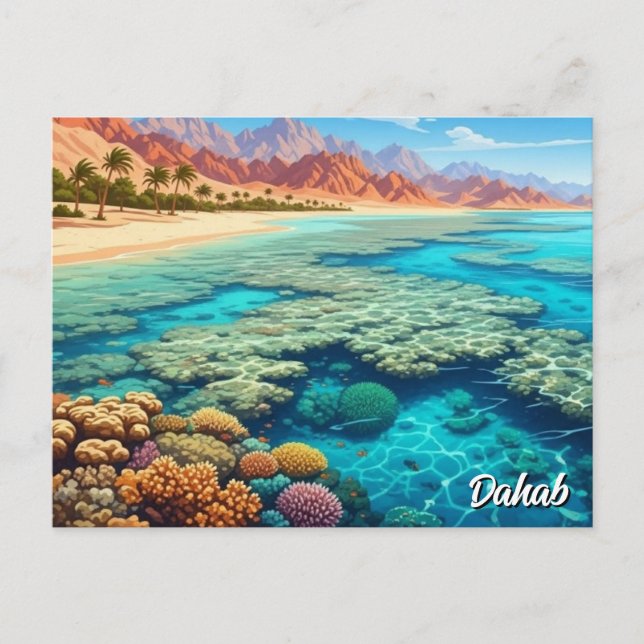 Carte Postale Voyage à Dahab en Égypte (Devant)