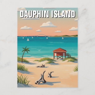 Carte Postale Voyage à Dauphin Island Alabama