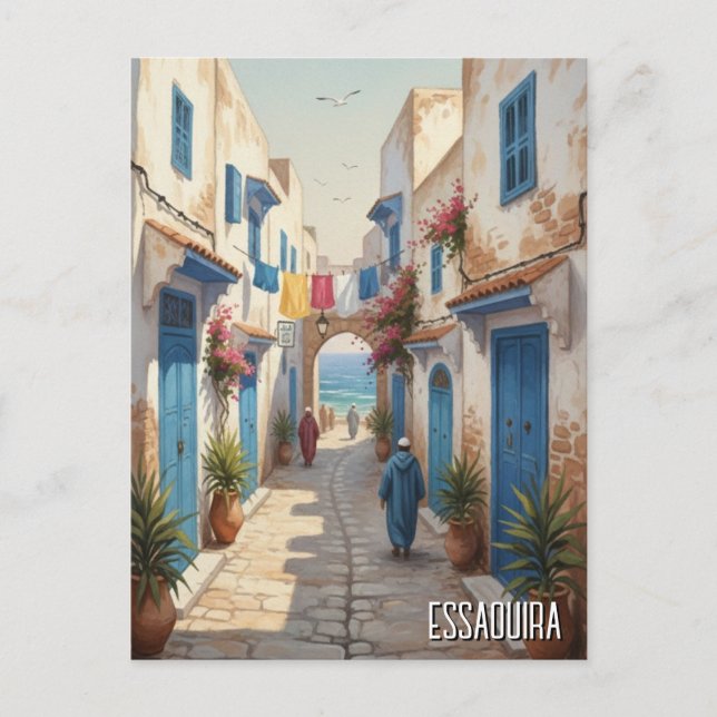 Carte Postale Voyage à Essaouira Maroc (Devant)