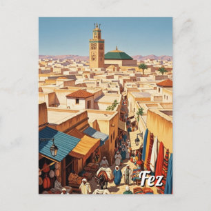 Carte Postale Voyage à Fès Maroc