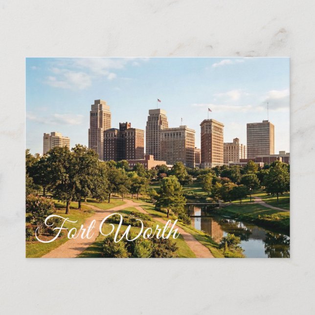 Carte Postale Voyage à Fort Worth Texas  (Devant)