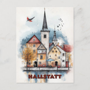 Carte Postale Voyage à Hallstatt Autriche