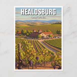 Carte Postale Voyage à Healdsburg Californie