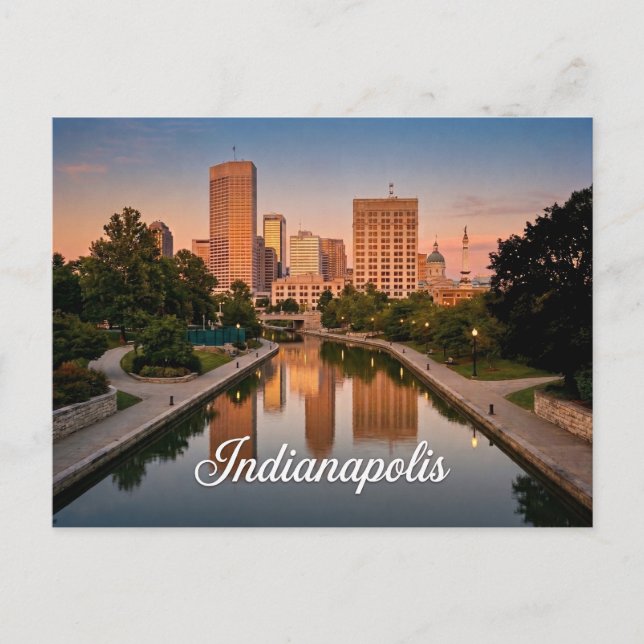 Carte Postale Voyage à Indianapolis Indiana  (Devant)