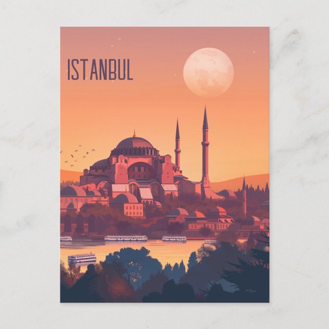 Carte Postale Voyage à Istanbul (Devant)