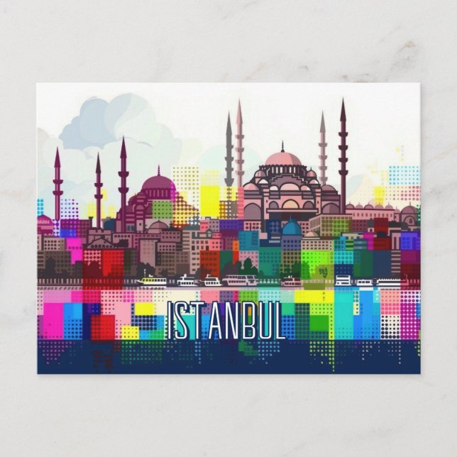 Carte Postale Voyage à Istanbul (Devant)