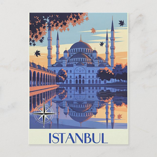 Carte Postale Voyage à Istanbul, Turquie  (Devant)