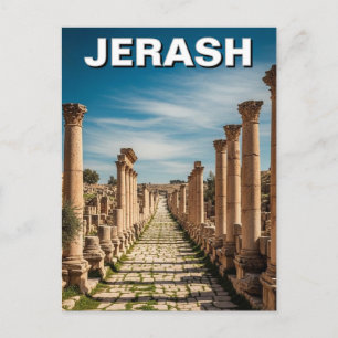 Carte Postale Voyage à Jerash en Jordanie