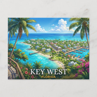 Carte Postale Voyage à Key West en Floride