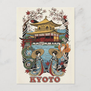 Carte Postale Voyage à Kyoto Japon