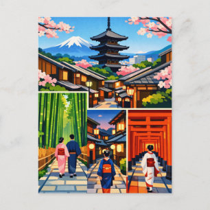 Carte Postale Voyage à Kyoto Japon
