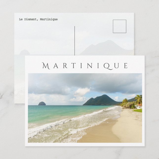 Carte Postale Voyage à La Diamant, Martinique (Devant / Derrière)