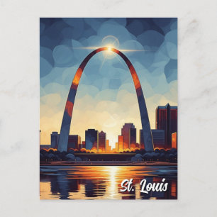 Carte Postale Voyage à la Gateway Arch de Saint-Louis