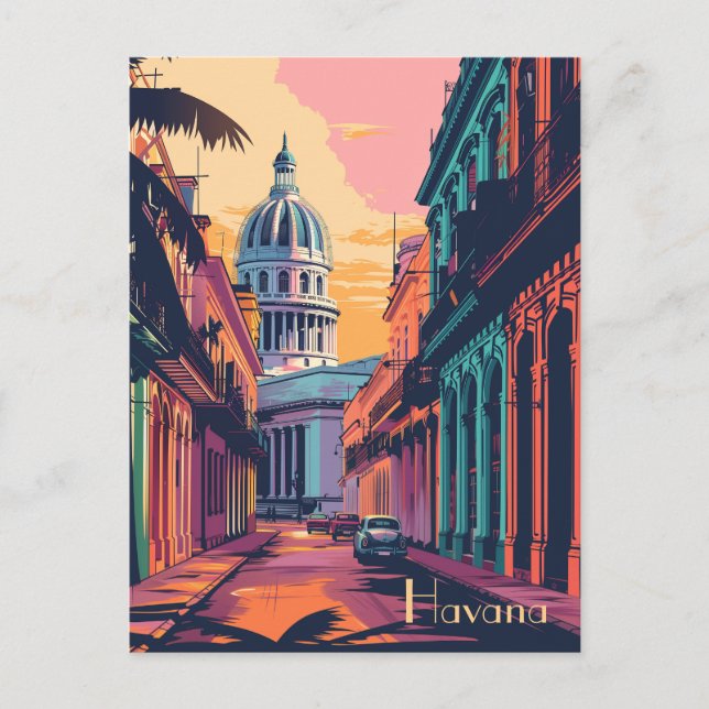 Carte Postale Voyage à La Havane (Devant)