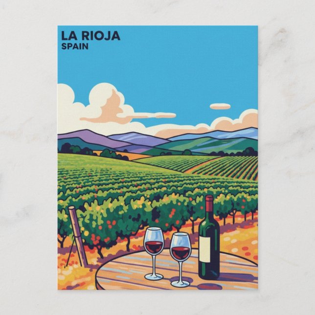 Carte Postale Voyage à La Rioja Espagne (Devant)