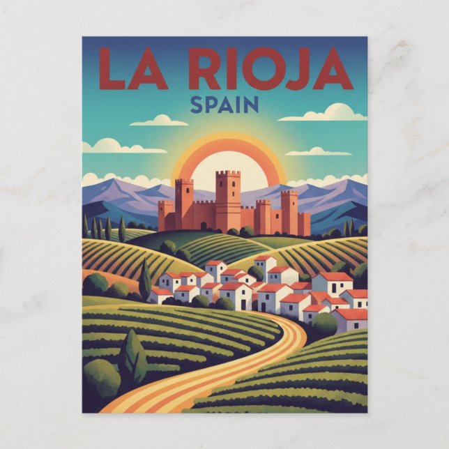 Carte Postale Voyage à La Rioja Espagne (Devant)