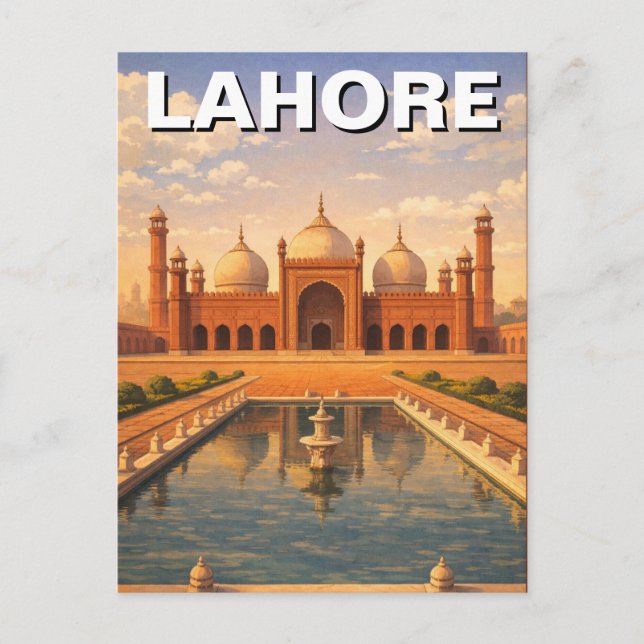 Carte Postale Voyage à Lahore Pakistan (Devant)