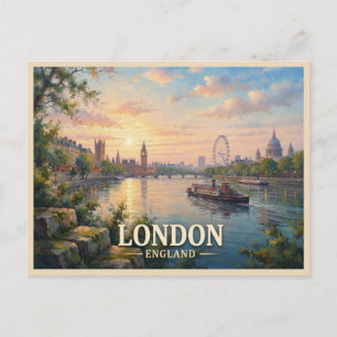 Carte Postale Voyage à Londres Angleterre