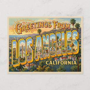 Carte Postale Voyage à Los Angeles Californie