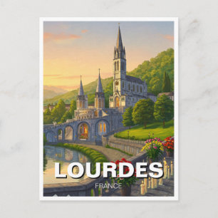 Carte Postale Voyage à Lourdes France