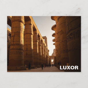 Carte Postale Voyage à Louxor Égypte Temple de Karnak