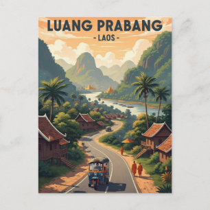 Carte Postale Voyage à Luang Prabang au Laos