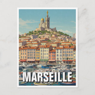 Carte Postale Voyage à Marseille France