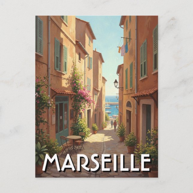 Carte Postale Voyage à Marseille France (Devant)