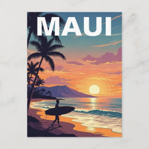 Carte Postale Voyage à Maui Hawaï