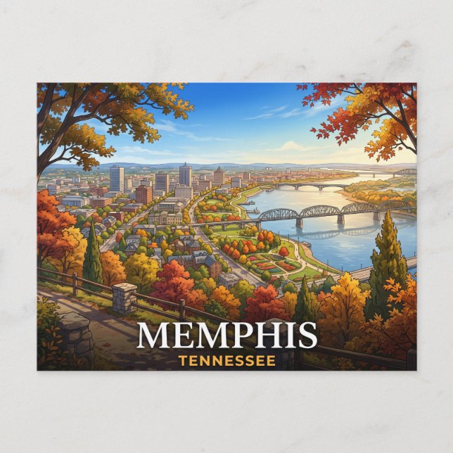 Carte Postale Voyage à Memphis Tennessee (Devant)