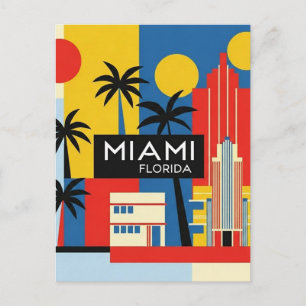 Carte Postale Voyage à Miami Floride