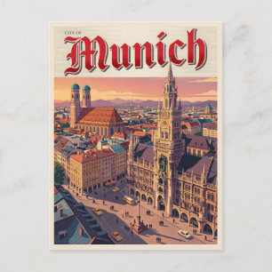 Carte Postale Voyage à Munich en Allemagne