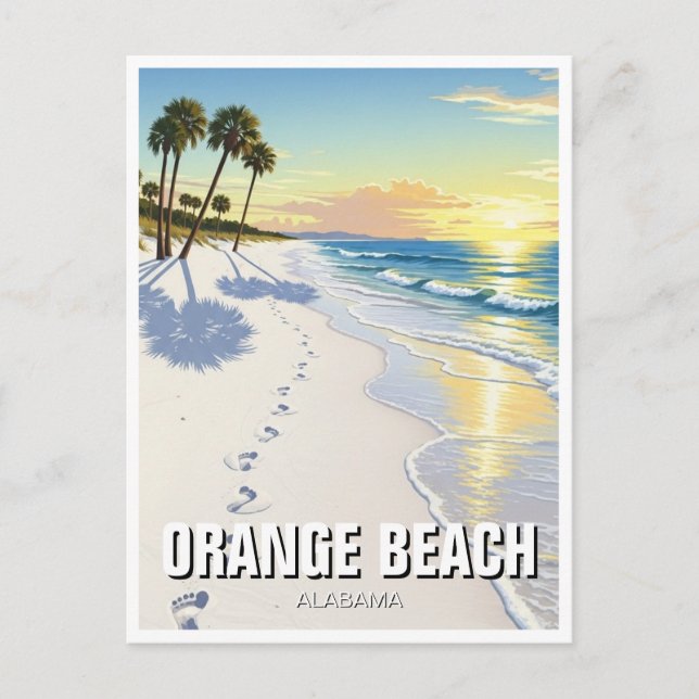 Carte Postale Voyage à Orange Beach Alabama (Devant)