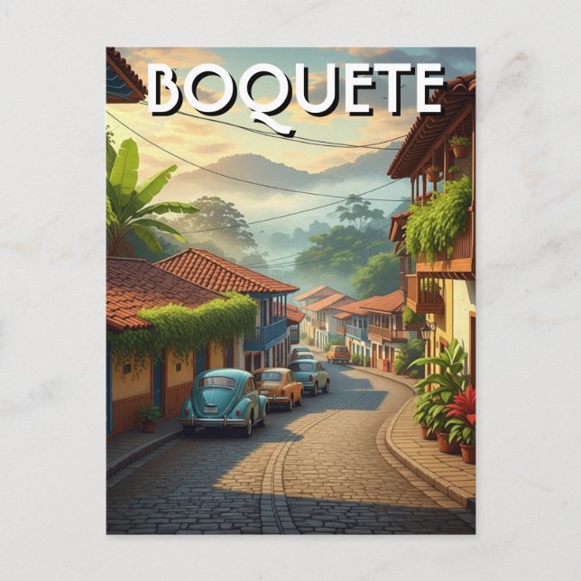 Carte Postale Voyage à Panama Boquete  (Devant)