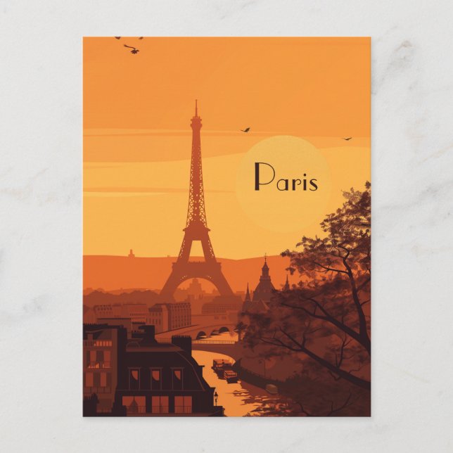 Carte Postale Voyage à Paris (Devant)