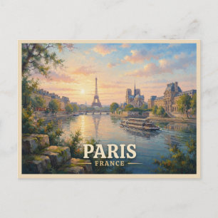 Carte Postale Voyage à Paris France