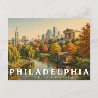 Carte Postale Voyage à Philadelphie Pennsylvanie