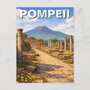 Carte Postale Voyage à Pompéi Italie