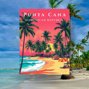 Carte Postale Voyage à Punta Cana République dominicaine Plage