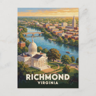 Carte Postale Voyage à Richmond Virginie James River