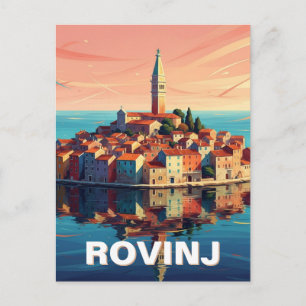 Carte Postale Voyage à Rovinj en Croatie