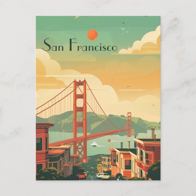 Carte Postale Voyage à San Francisco (Devant)