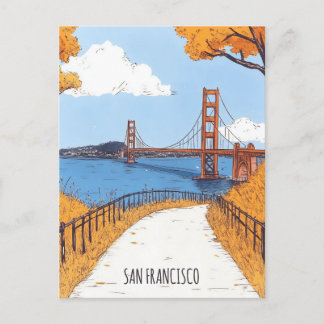 Carte Postale Voyage à San Francisco Californie