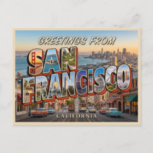 Carte Postale Voyage à San Francisco Californie