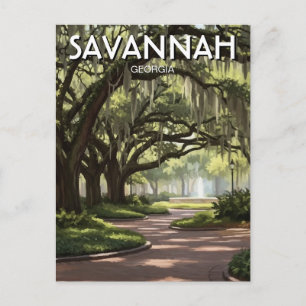 Carte Postale Voyage à Savannah Géorgie