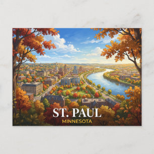 Carte Postale Voyage à St. Paul Minnesota