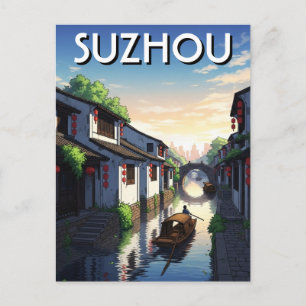 Carte Postale Voyage à Suzhou en Chine
