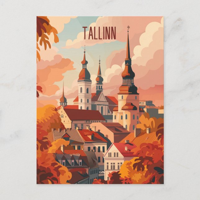 Carte Postale Voyage à Tallinn (Devant)